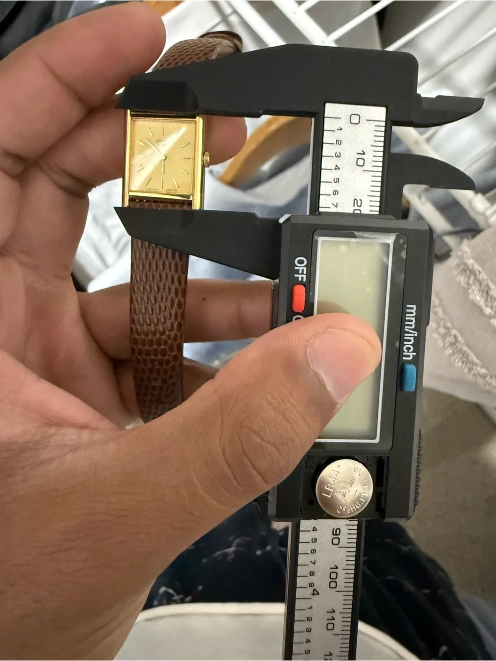 Seiko gold tone vintage tank